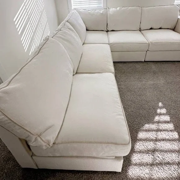 Lovesac Seat Cover Set: Tonal Chantilly Luxe Chenille CSTM bundle - Picture 7 of 8